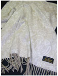 Кашемировый шарф Paisley natural
