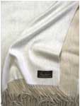 Кашемировый плед Glen Saxon Schottland Natural White