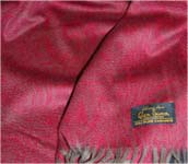 Кашемировый плед Luxury Paisley Carmine из коллекции GLEN SAXON SCHOTTLAND