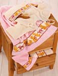 Распашонка и махровые полотенца Ribbon