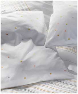 Постельное белье с вышивкой Luxury Night Punti