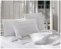 Белое постельное белье Классика, Classic Satin Stripes 730