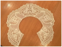 Игольное кружево Кадомский вениз. Воротник 1.