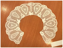 Игольное кружево Кадомский вениз. Воротник 2.